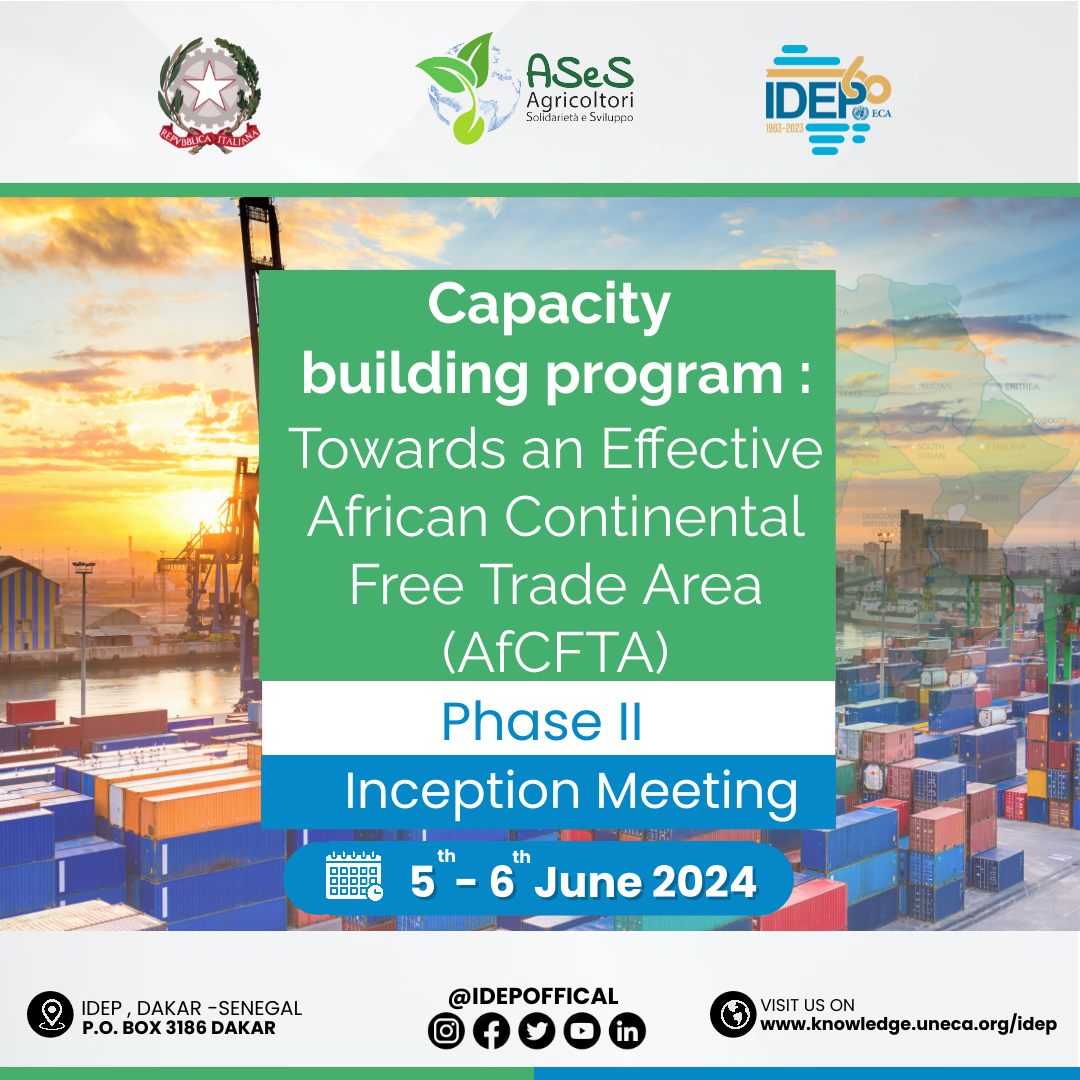 Training program on “towards an effective african continental free trade area (AfCFTA)