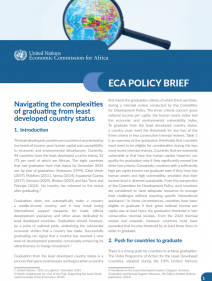 Navigating the complexities of graduating from least developed country status